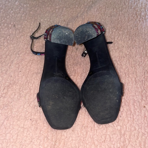 Colorful 3 inch jeweled heels - Picture 6 of 6